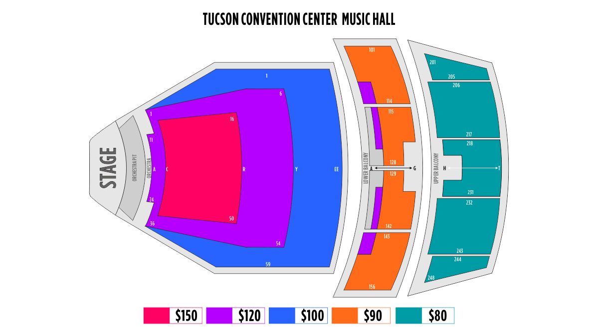 Tucson Music Hall Seating Chart Concerts