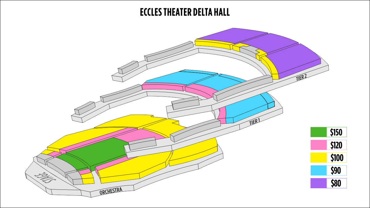 Eccles Theater Salt Lake Seating Chart